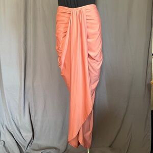 SHEIN Asymmetrical Coral Skirt
